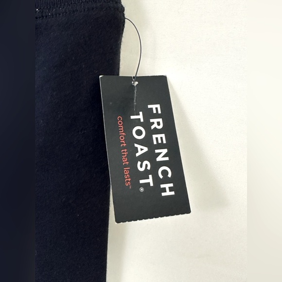 French Toast (SET OF 2) Girls' 6/6X Navy Blue Fleece Straight Leg  Sweatpant NWT - Picture 4 of 8